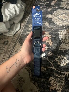 Classic Navy Dog Collar - Adjustable Everyday Collar